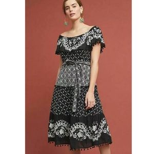 Anthropologie Marisol Off Shoulder Dress NWT